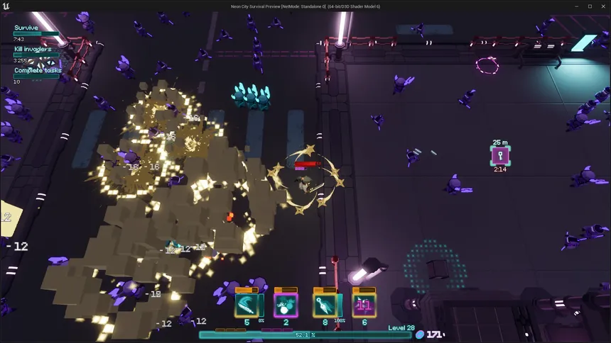 Скриншот 6 к игре Neon City Survivor