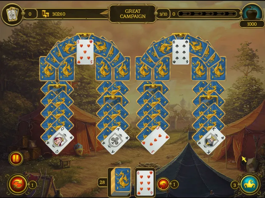 Скриншот 1 к игре Knight Solitaire 2