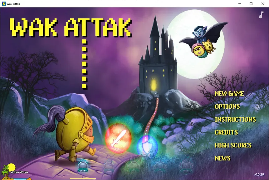Скриншот 1 к игре Wak Attak