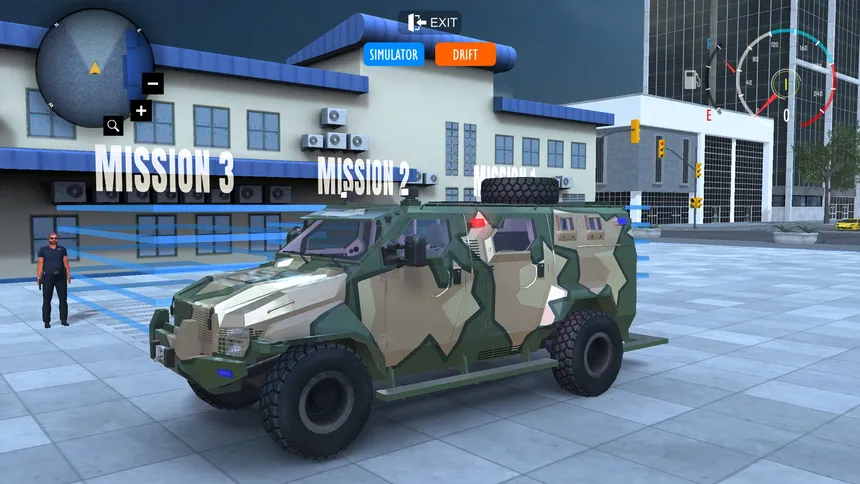 Скриншот 1 к игре Police Car Armored: Cop Simulator