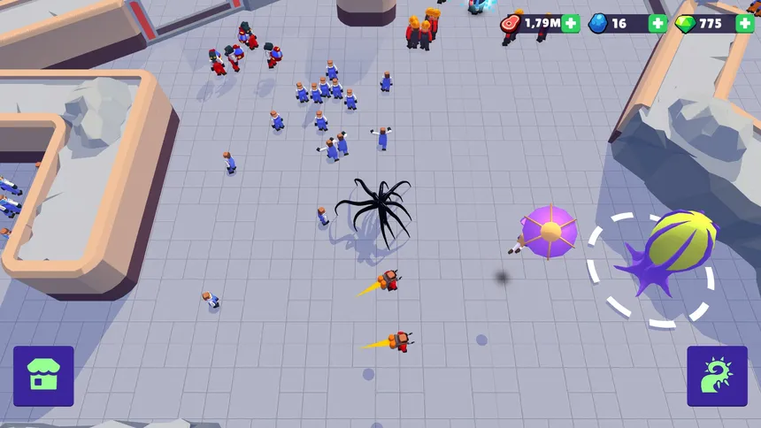 Скриншот 4 к игре Alien Invasion: RPG Idle Space