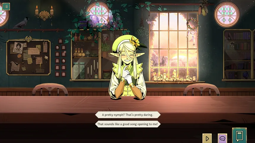 Скриншот 1 к игре Tavern Talk - A Cozy Visual Novel