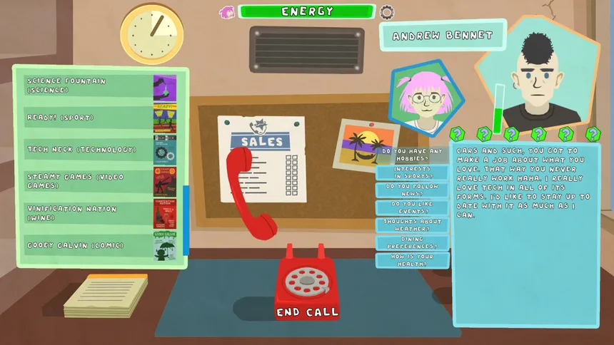 Скриншот 1 к игре My Summer Jobs: Dialing for Dreams!