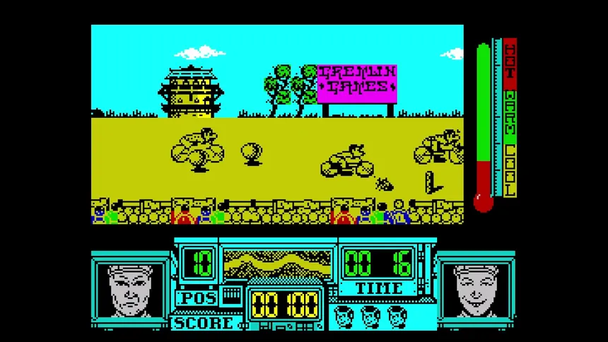 Скриншот 1 к игре Tour de Force (CPC/Spectrum)