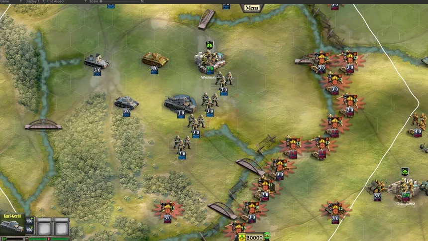 Скриншот 1 к игре Frontline: Panzers & Generals Vol. I