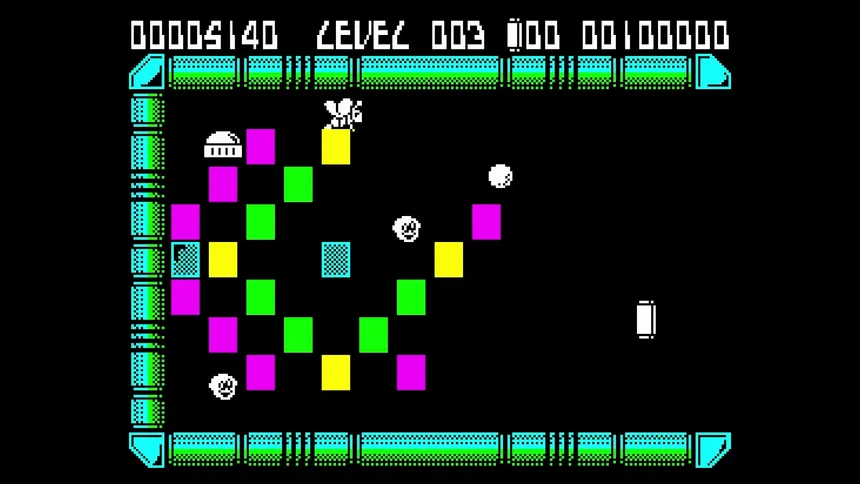 Скриншот 5 к игре Krakout (C64/CPC/Spectrum)