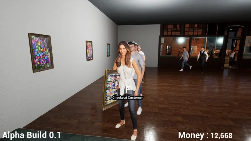 Скриншот 1 к игре Art Gallery Simulator