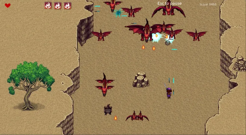 Скриншот 4 к игре Dragon Dodge Valley