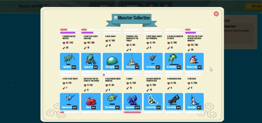 Скриншот 5 к игре Monsters Idle RPG