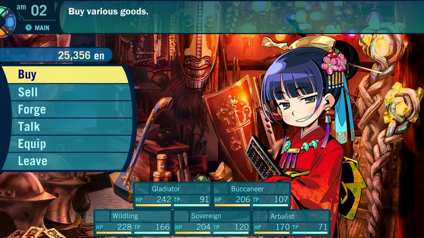 Скриншот 1 к игре Etrian Odyssey III HD