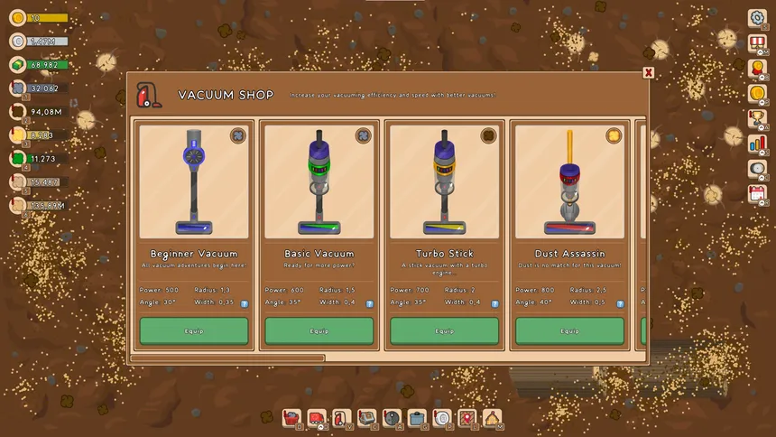 Скриншот 5 к игре Vacuum Warrior - Idle Game