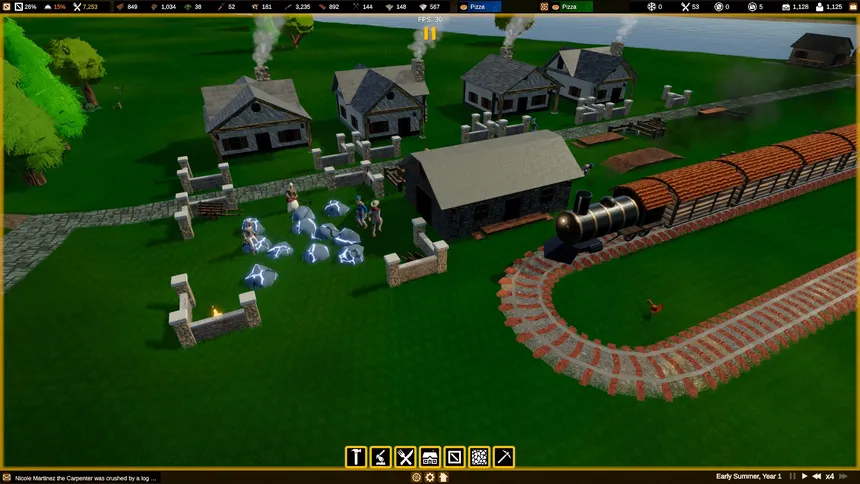 Скриншот 1 к игре Wildwood: A Town Building Game