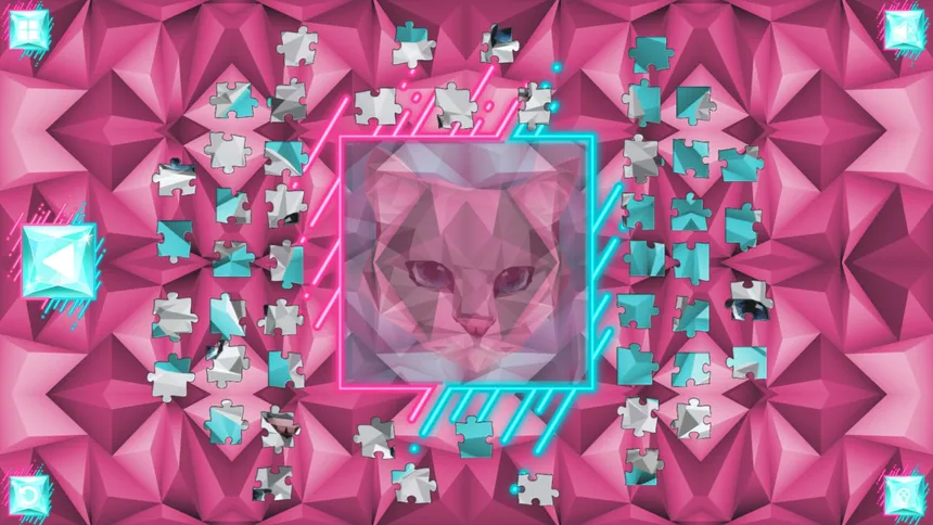 Скриншот 3 к игре Poly Jigsaw: Cats