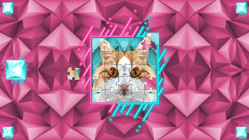 Скриншот 6 к игре Poly Jigsaw: Cats