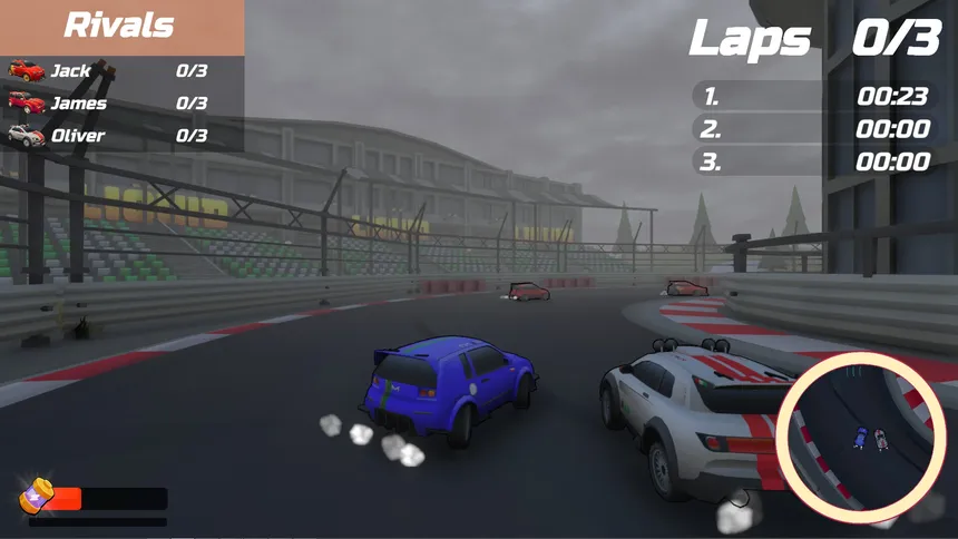 Скриншот 1 к игре Turbo Racing