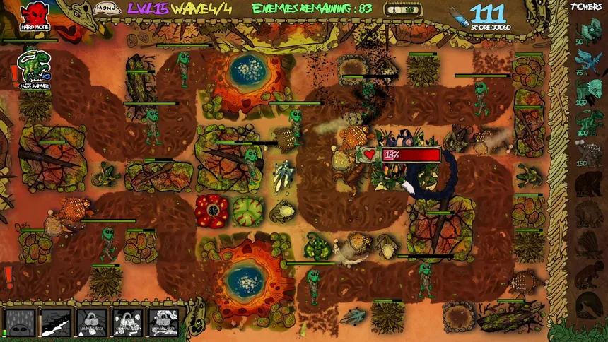 Скриншот 4 к игре Dino V. Xeno - Tower Defense