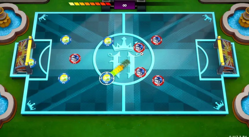 Скриншот 1 к игре Mega Button Soccer