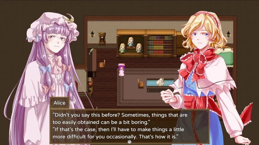 Скриншот 2 к игре Patchouli's Adventure In Doll's House