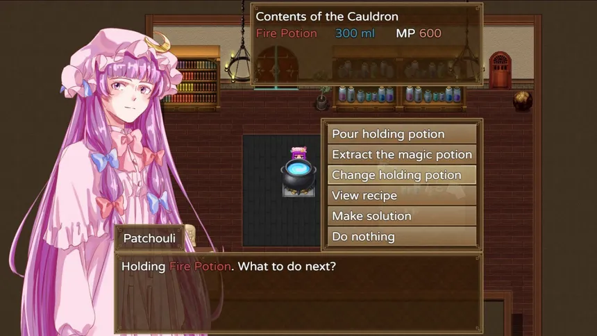Скриншот 3 к игре Patchouli's Adventure In Doll's House