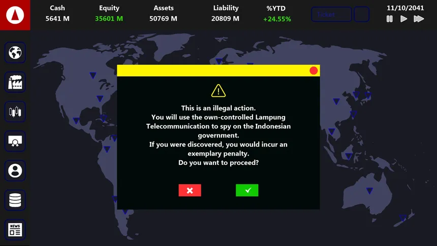 Скриншот 3 к игре Hedge Fund Tycoon