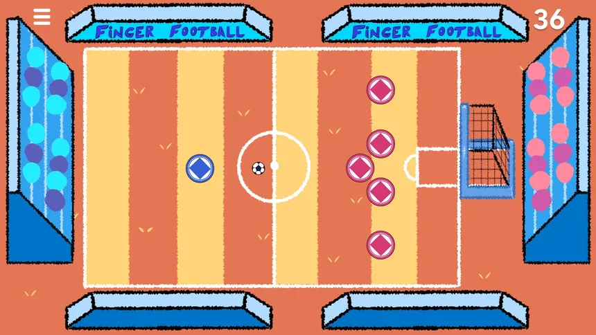 Скриншот 2 к игре Finger Football: Goal in One