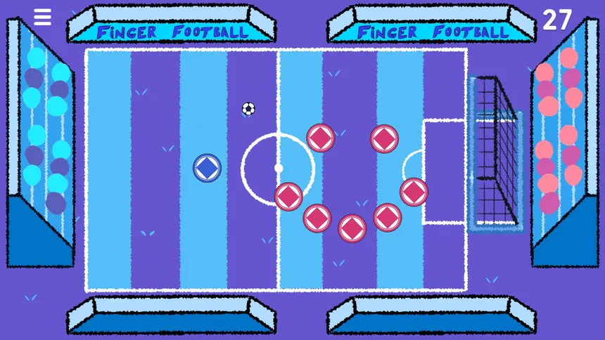 Скриншот 3 к игре Finger Football: Goal in One