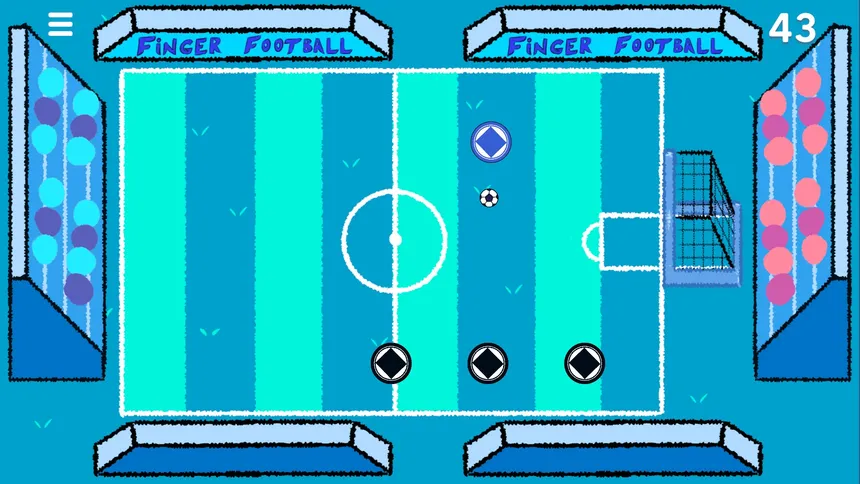 Скриншот 4 к игре Finger Football: Goal in One