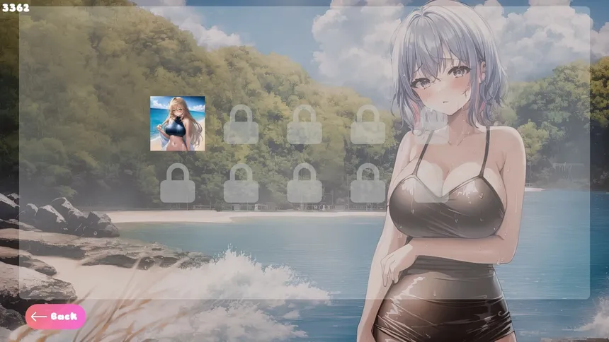 Скриншот 5 к игре Senpai Puzzle: Waifu Summer