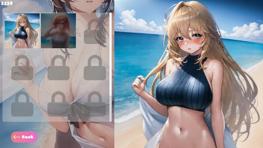 Скриншот 6 к игре Senpai Puzzle: Waifu Summer