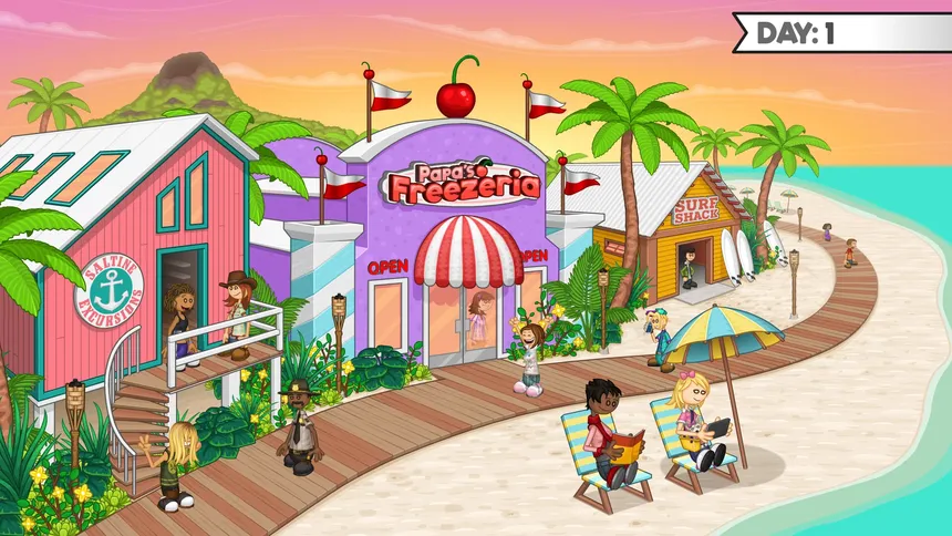Скриншот 1 к игре Papa's Freezeria Deluxe