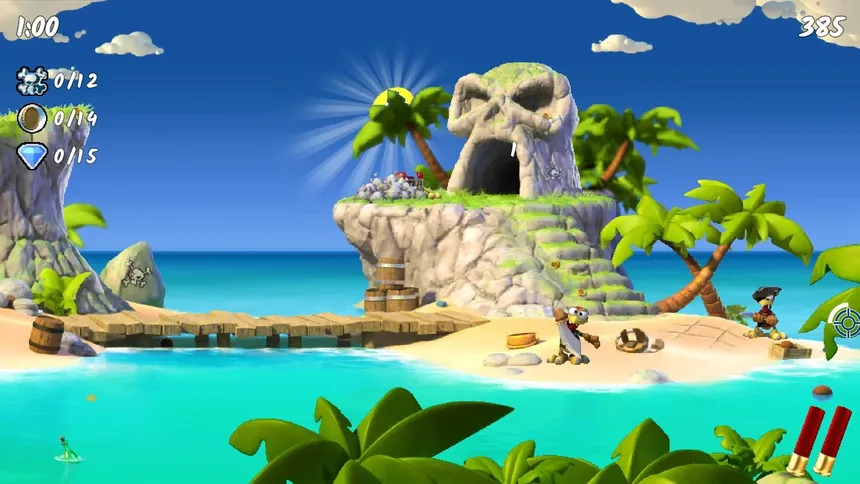 Скриншот 1 к игре Moorhuhn Piraten - Crazy Chicken Pirates