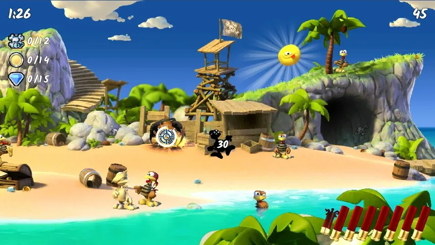Скриншот 4 к игре Moorhuhn Piraten - Crazy Chicken Pirates