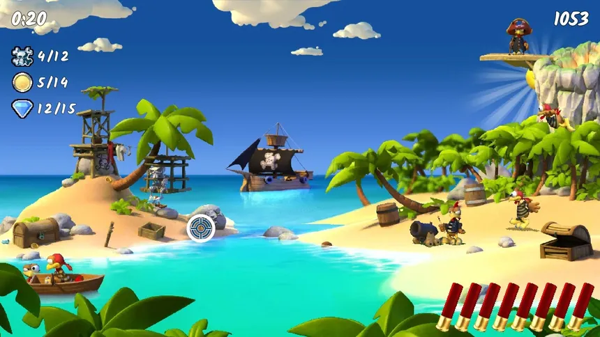 Скриншот 5 к игре Moorhuhn Piraten - Crazy Chicken Pirates