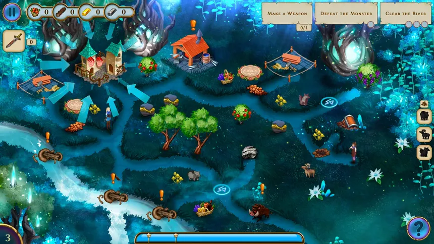 Скриншот 1 к игре Elven Rivers: The Forgotten Lands Collector's Edition