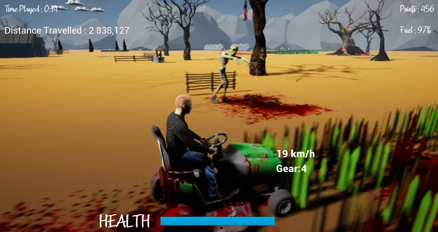 Скриншот 6 к игре Lawnmower Game: Zombies