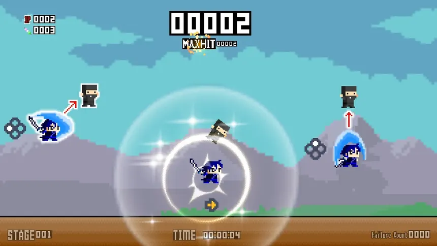 Скриншот 1 к игре Ninja Otedama R　～忍者お手玉R～