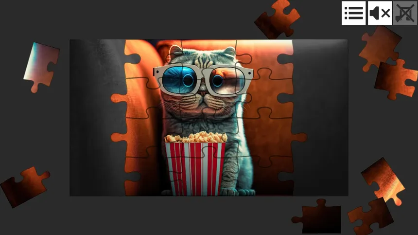 Скриншот 1 к игре Cat Jigsaw Puzzle Games