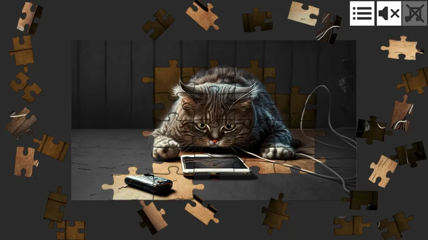 Скриншот 4 к игре Cat Jigsaw Puzzle Games