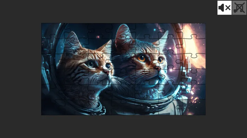 Скриншот 6 к игре Cat Jigsaw Puzzle Games