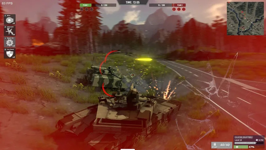 Скриншот 1 к игре Red Crucible Tanks