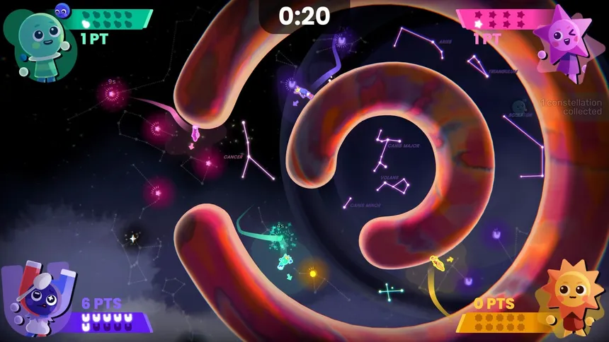 Скриншот 4 к игре Which Way Up: Galaxy Games