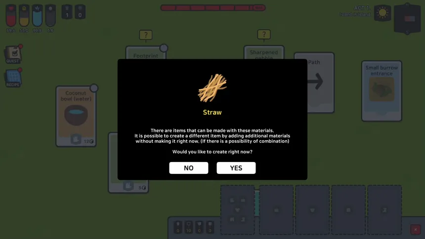 Скриншот 2 к игре Stack Island - Survival card game