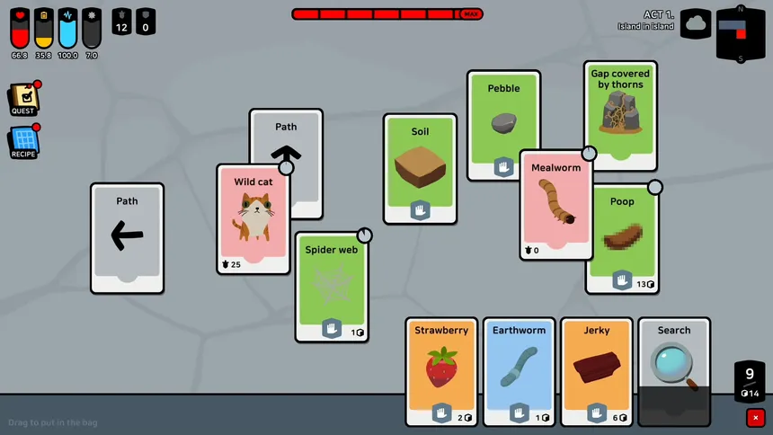 Скриншот 4 к игре Stack Island - Survival card game
