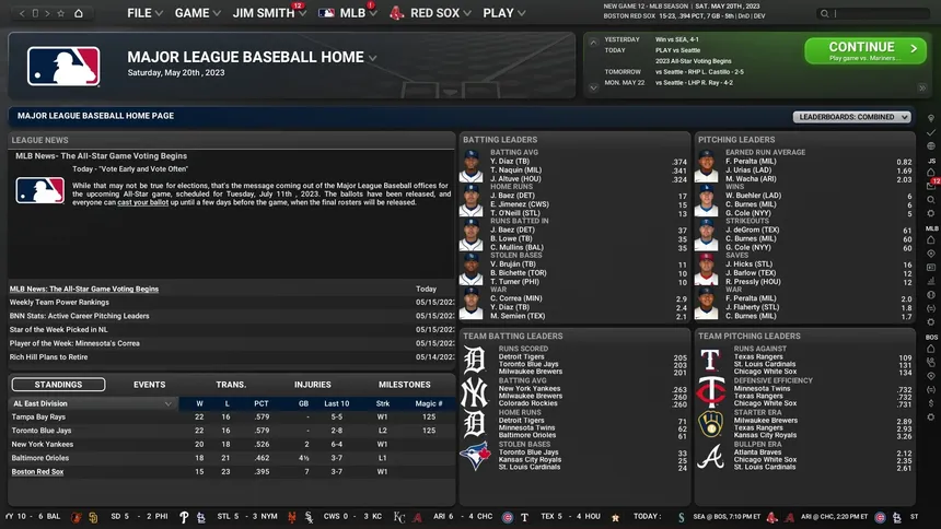 Скриншот 7 к игре Out of the Park Baseball 24