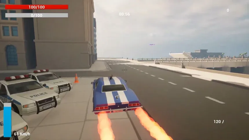 Скриншот 2 к игре Crazy Cars