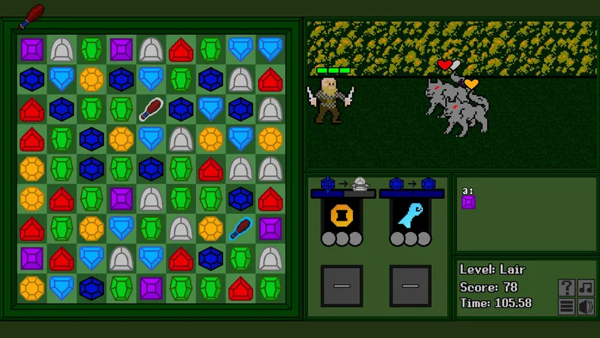 Скриншот 1 к игре Dungeons & Jewels