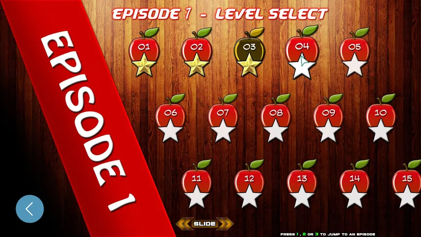 Скриншот 5 к игре Dinobot and Tiara Present: ApplePop