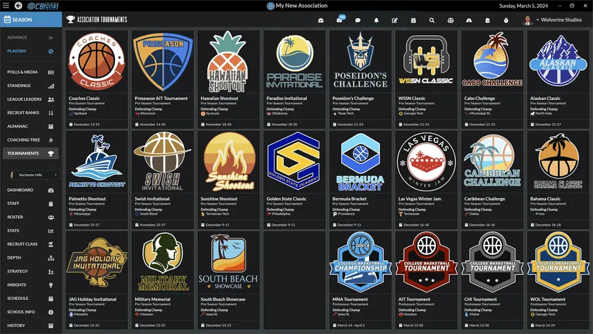 Скриншот 8 к игре Draft Day Sports: College Basketball 2023