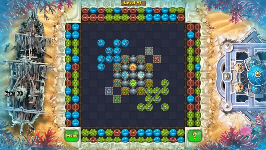 Скриншот 2 к игре Aqua Marbles - Ocean