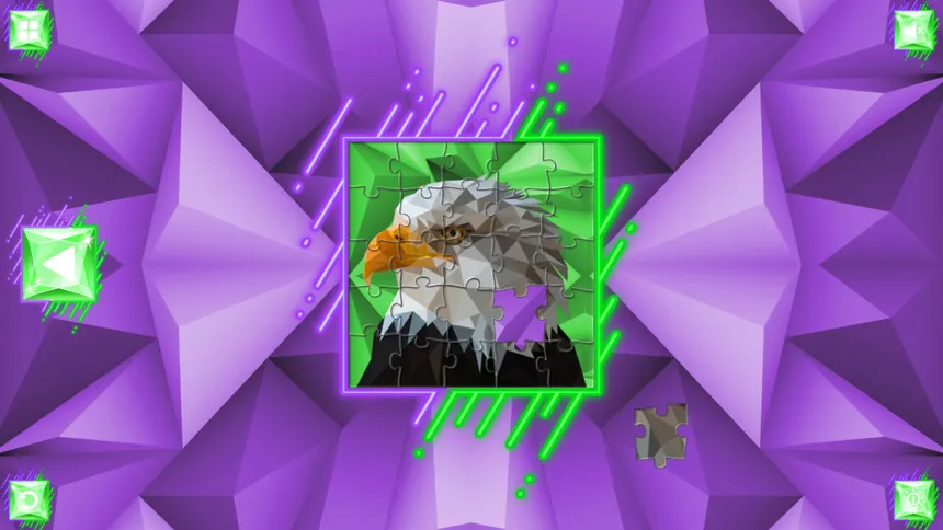 Скриншот 6 к игре Poly Jigsaw: Birds